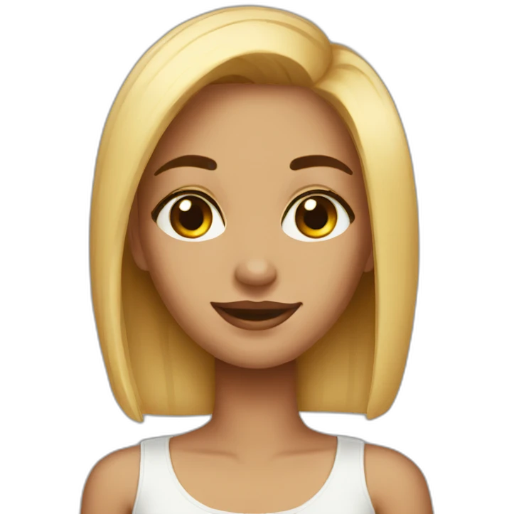 Beautiful girl emoji