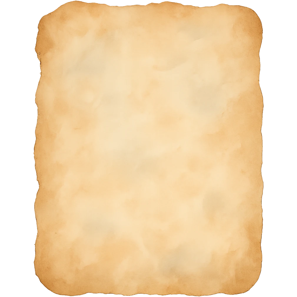 abstract irregular vintage paper edge, soft hand-painted texture, transparent background, no face, no hands, no legs, no characters emoji