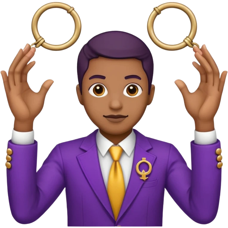 holding up the omega psi phi hooks emoji