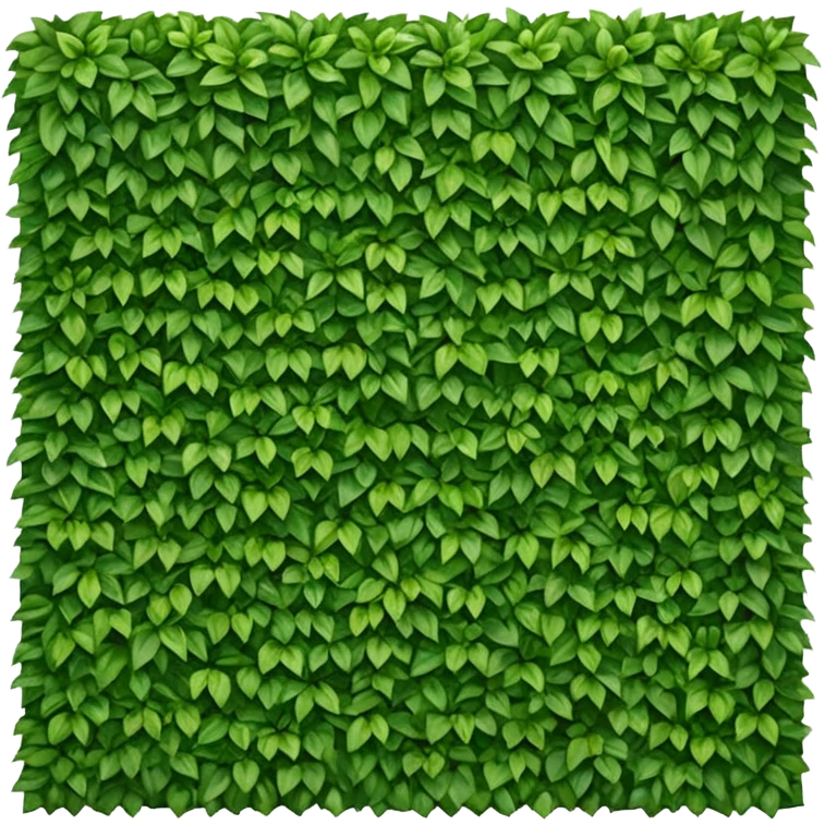 Perfectly cut square rectangular luxurious garden hedges  emoji