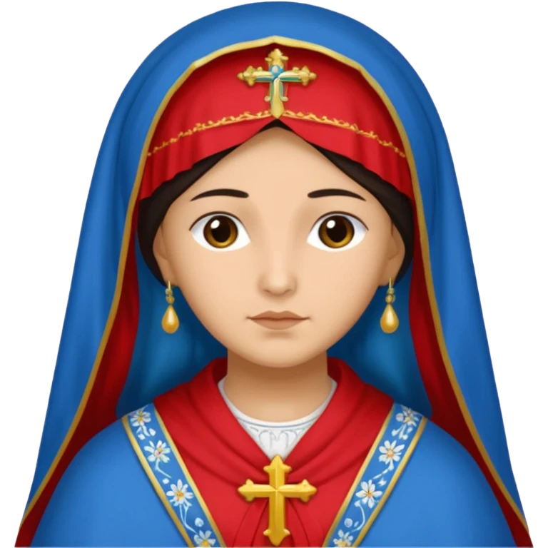 virgen María del perpetuo  socorro católica emoji