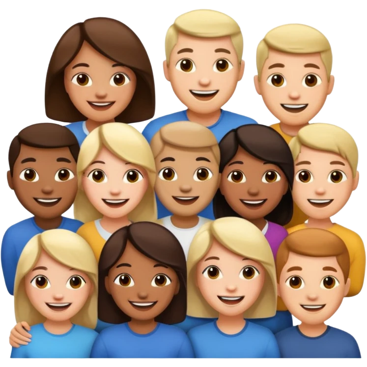 multicultural people emoji