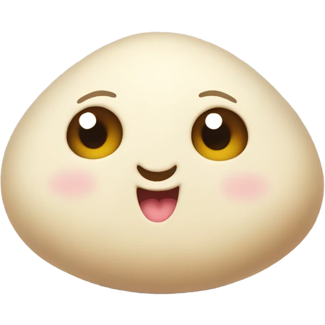 Cute dumpling emoji