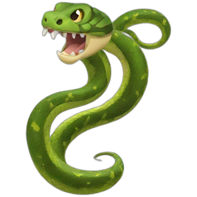 crazy snake emoji