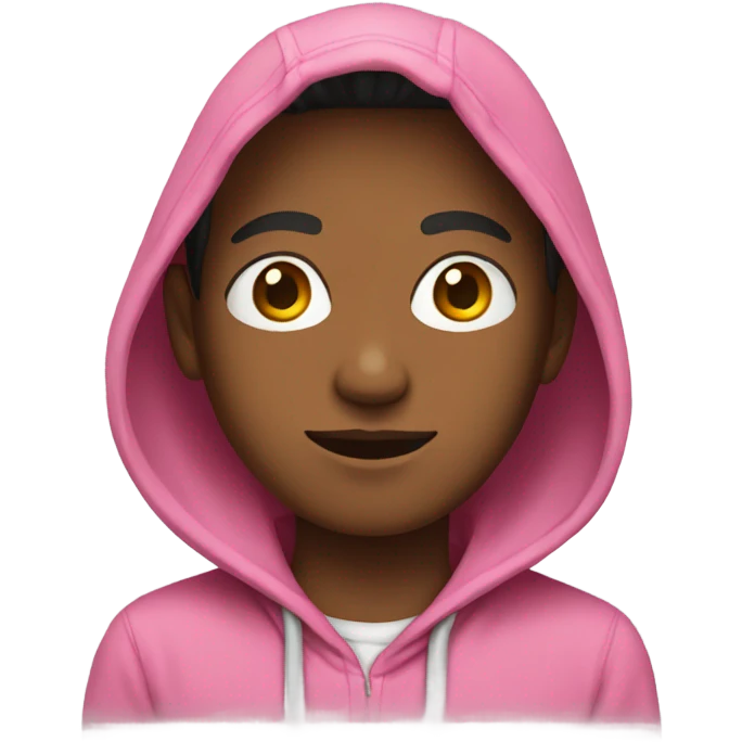 Pink hoodie emoji