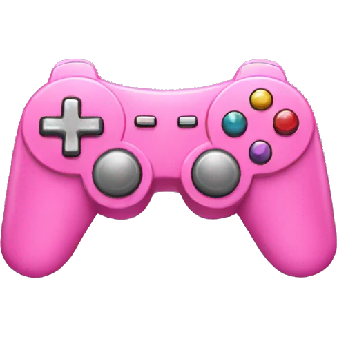 pink game controller emoji