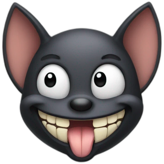 Bat smile emoji