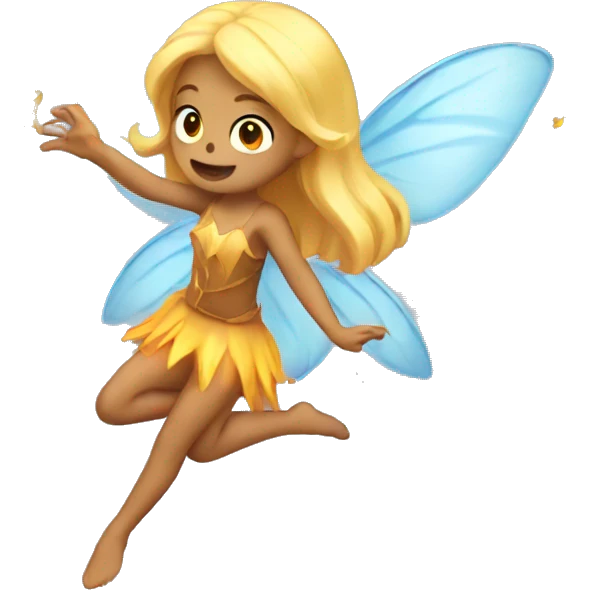 fairy star catching emoji