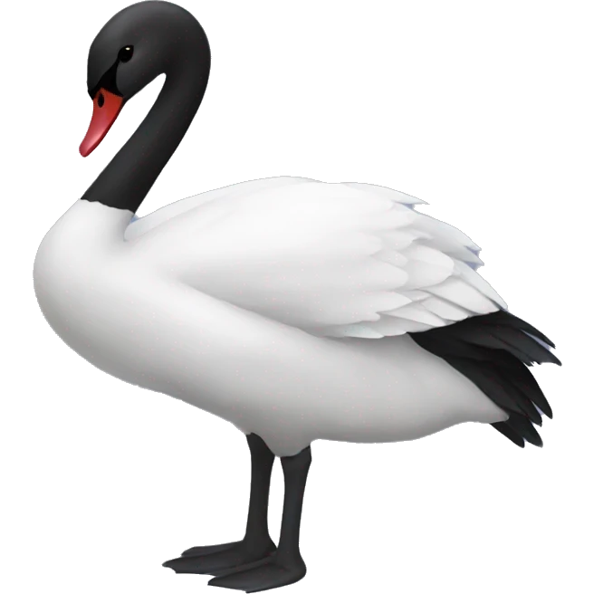 Black swan emoji