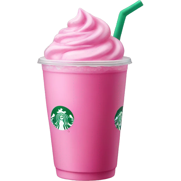pink drink from starbucks emoji