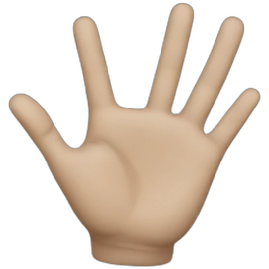 hand gesture allow emoji