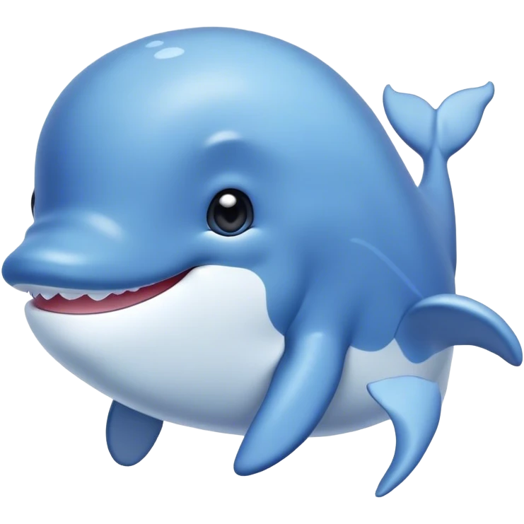 Cute Whale  emoji