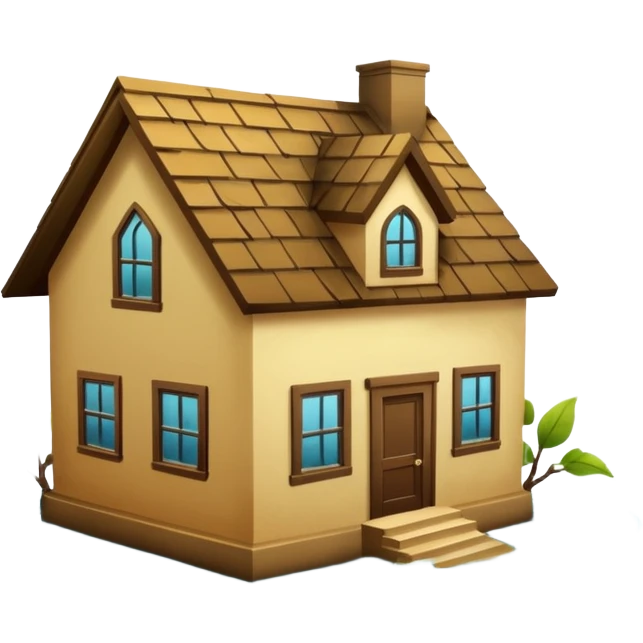 House with flooding around it emoji