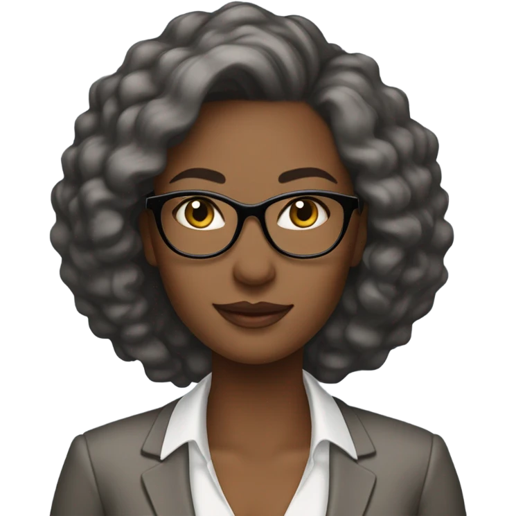 woman typically has a clean, professional style with simple, natural hair and minimal makeup. She wears smart-casual outfits, often pairing comfort with elegance, and accessorizes with a watch , reflecting modern practicality. emoji