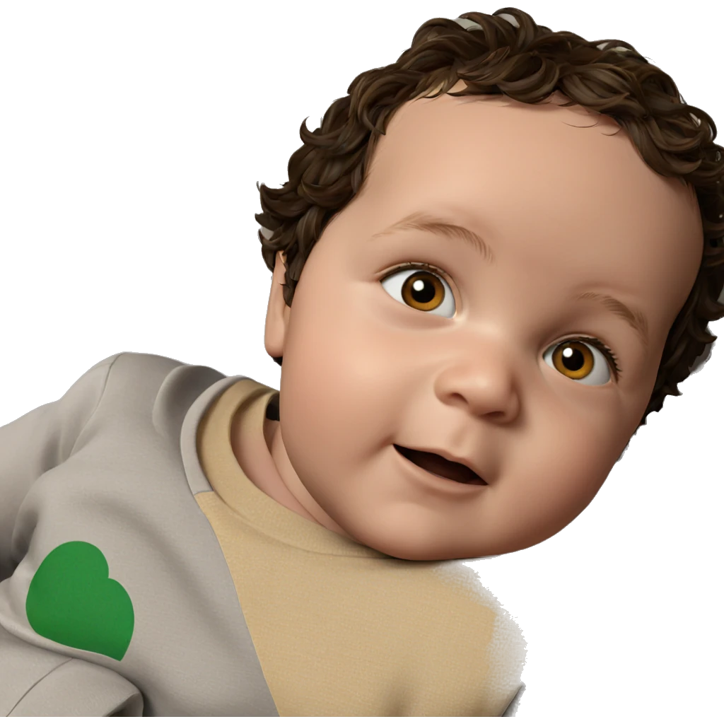 boy gazing at the camera emoji