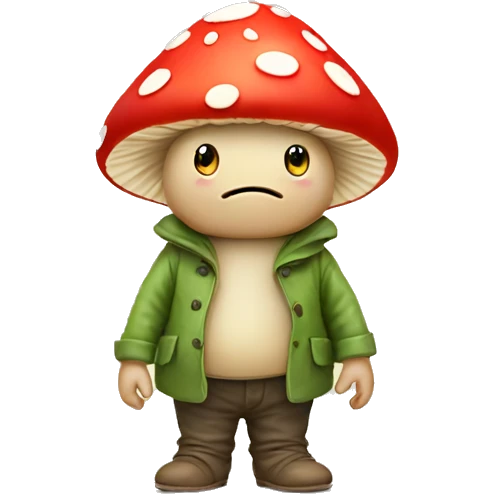 Little toadstool person  emoji