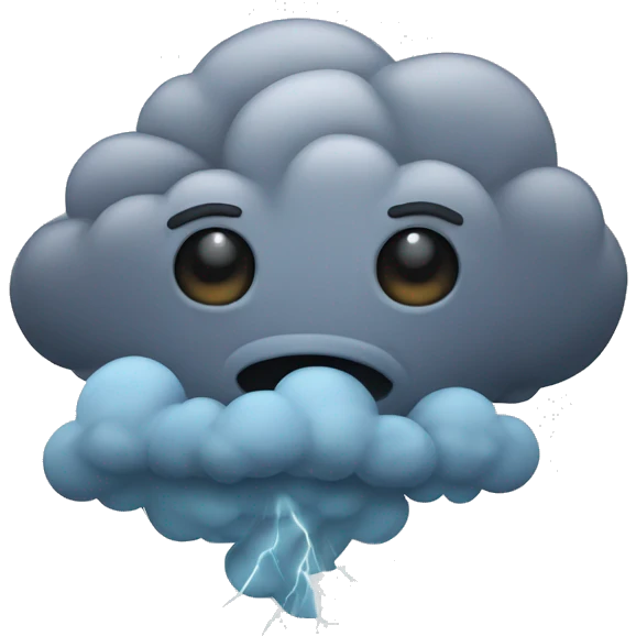 angry storm cloud emoji