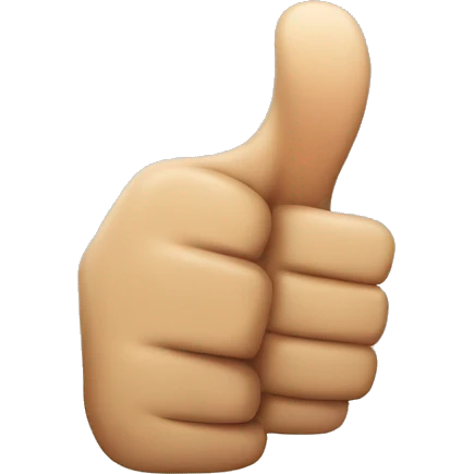 thumbs up emoji