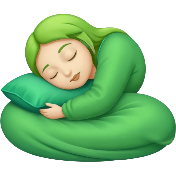 Make this emoji green 💤 emoji