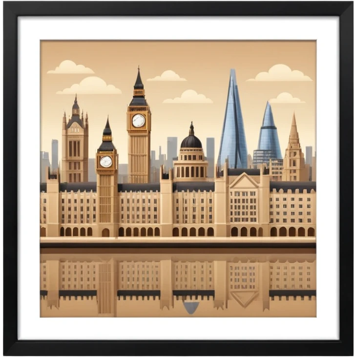 london in browns and beige emoji