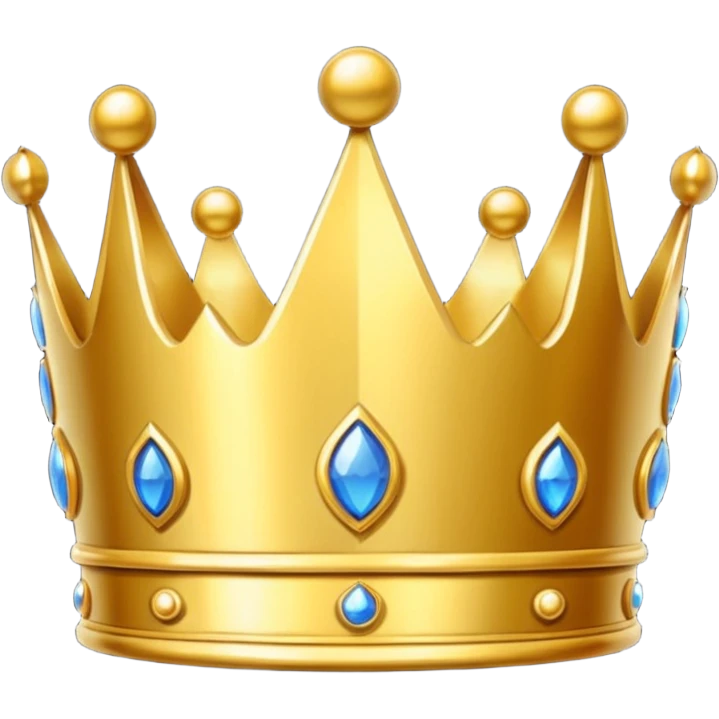 premium logo crown simple emoji