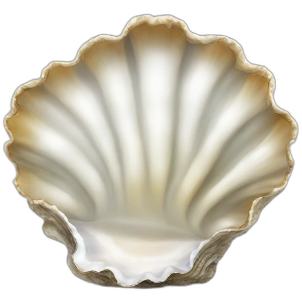 oyster shell, with face, with legs emoji