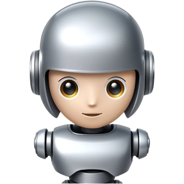 AI robot with speech bubble that has no filters or restrictions emoji