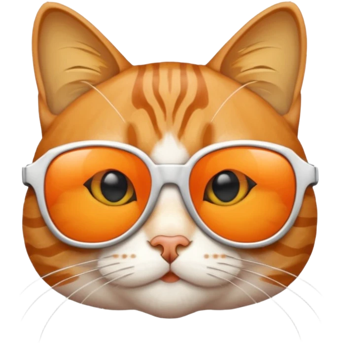 Cat wearing sunglasses emoji