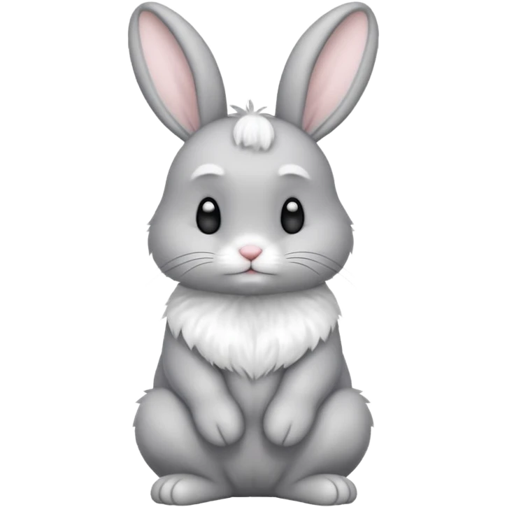 grey bunny  emoji
