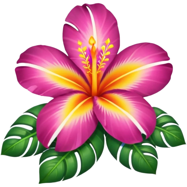 Flor hawaiana emoji