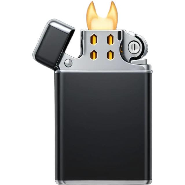 black lighter emoji
