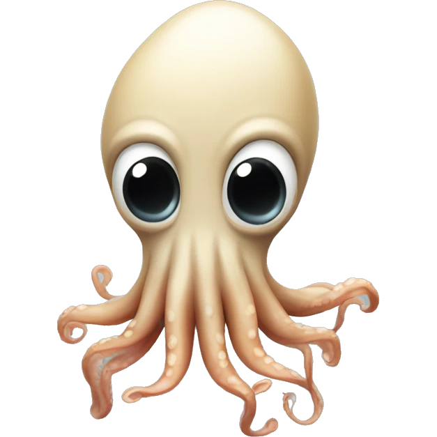 squid with an hand up in the air  emoji