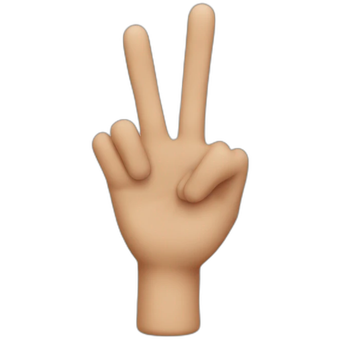 long finger emoji