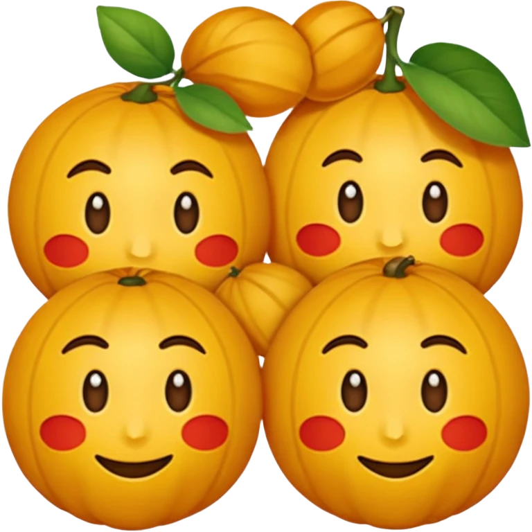 печенье в виде тыквы emoji