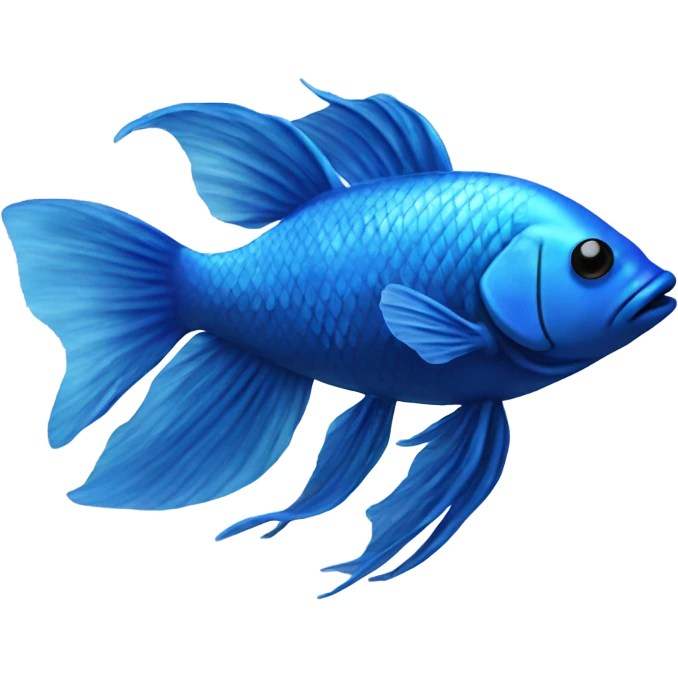 blue beta fish emoji