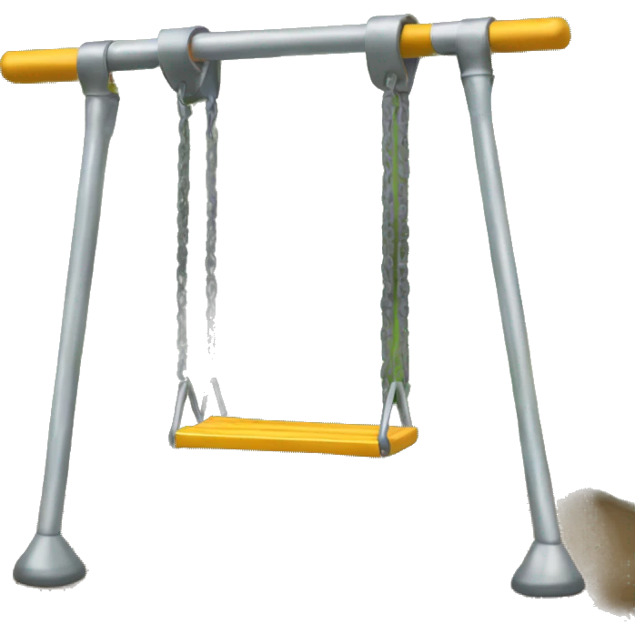 Metal swing set emoji
