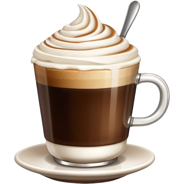 caffè e panna emoji