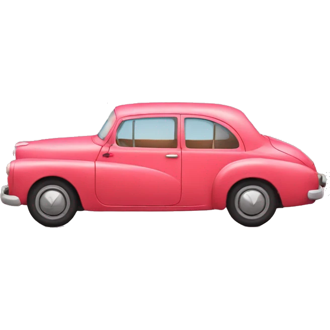 Un coche de corazones emoji