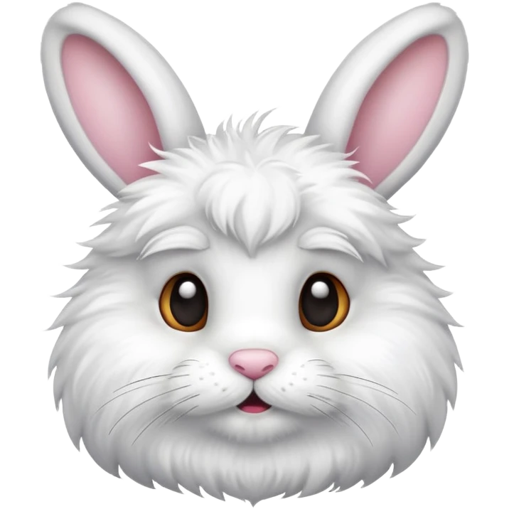 bunny with mustache emoji
