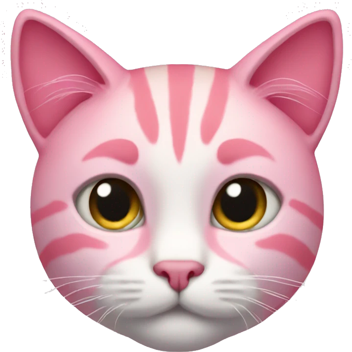 Pink cat emoji