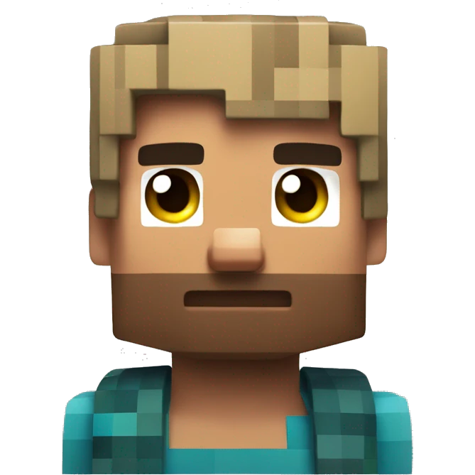Minecraft Steve emoji