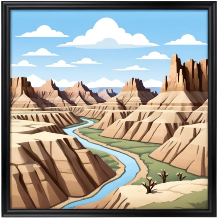 Badlands national park  emoji