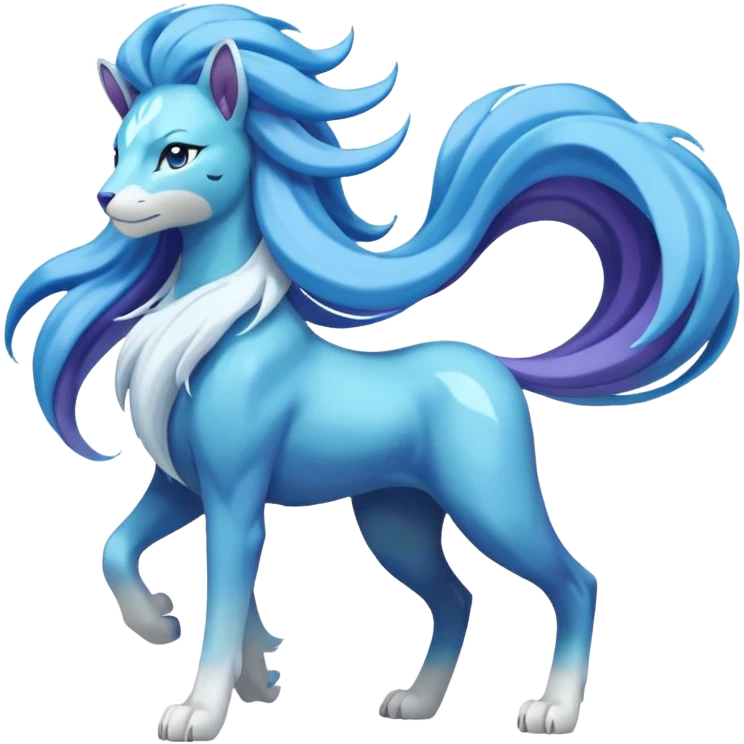 Suicune-Pokémon (full body) emoji