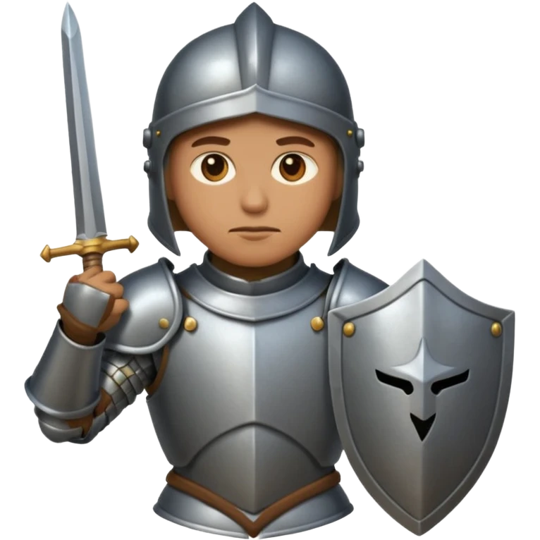 An emoji representing the ironman challenge event for an mmorpg player who crafts everything themselves the hard way, and does not buy or sell items in-game. emoji
