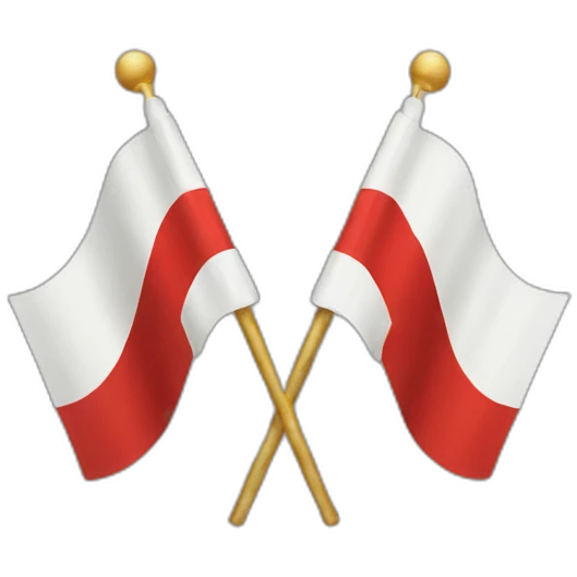 two soviet flags crossed emoji