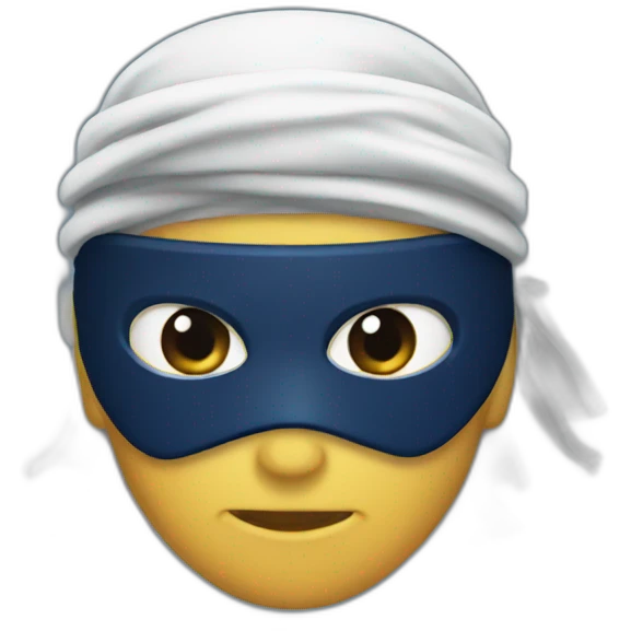 Navy blue ninja emoji emoji