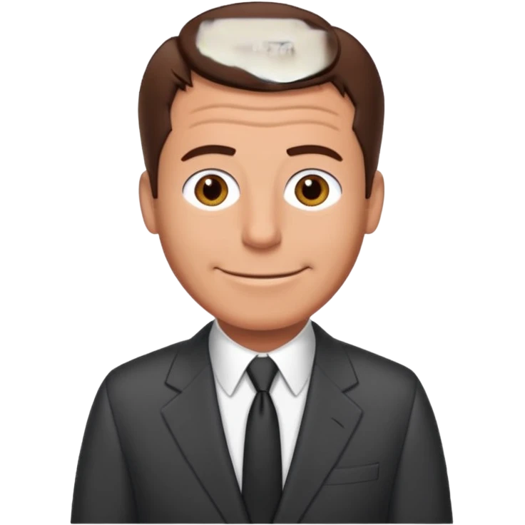 Create an emoji of Epstein waving to the camera in Family Guy style but make it especially like Epstein and not like all old guys emoji