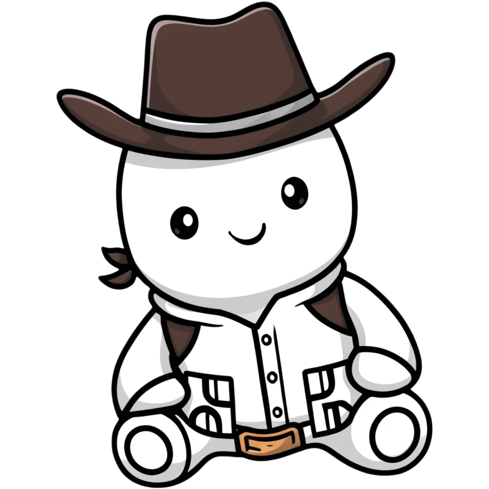 letters BLK in black western font with silver outline emoji