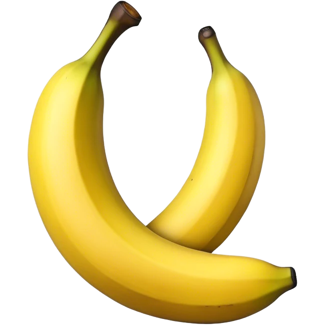 A black banana  emoji