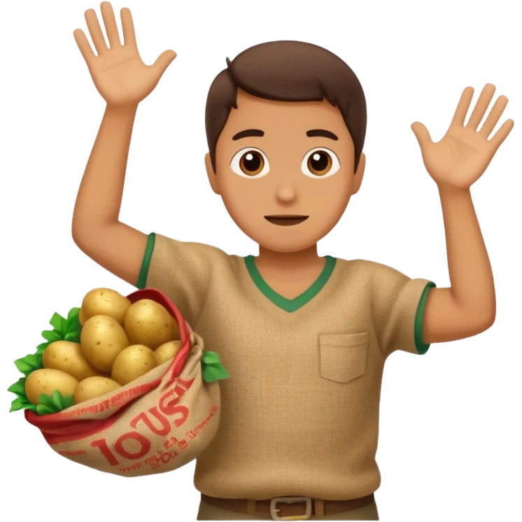 throws sack of potatos emoji